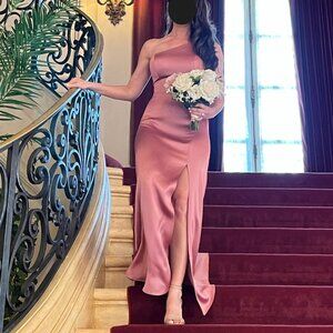 Jenny Yoo Bridesmaids Dress in Wild Rose